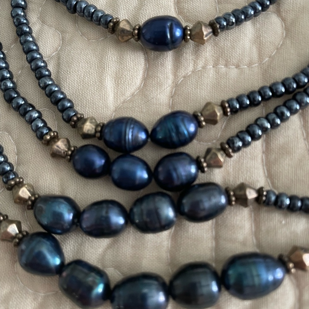 Chico’s Layered Stone necklace